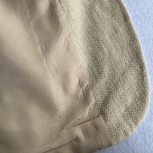 Haggar Clothing Co Cream Textured Herringbone Sport Coat Men’s 44L - Picture 4 of 10